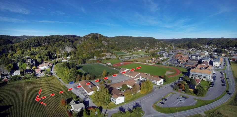 Søgne over landsgjennomsnitt på idrettsanlegg