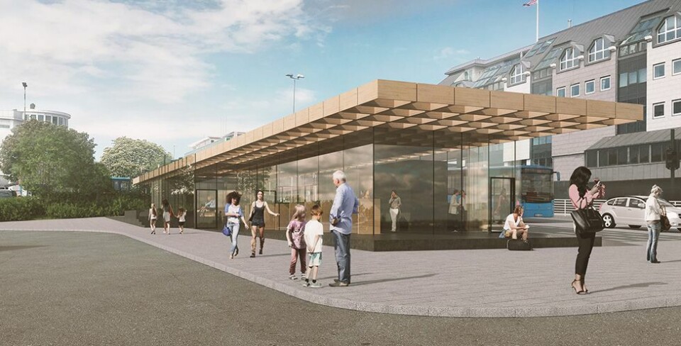 PK Entreprenør bygger ny rutebilstasjon i Kristiansand