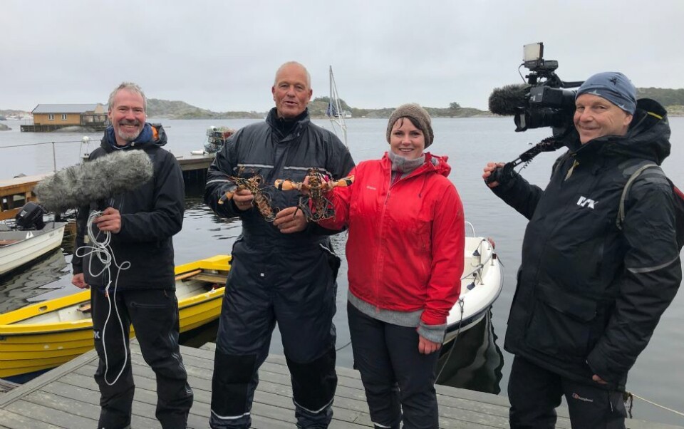 NRK-team på hummerfiske ved Flekkerøy: - Et eventyr å være med Fredrik på sjøen