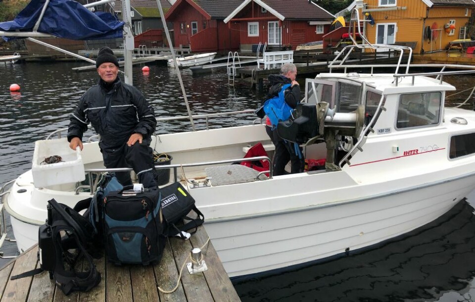 NRK-team på hummerfiske ved Flekkerøy: - Et eventyr å være med Fredrik på sjøen