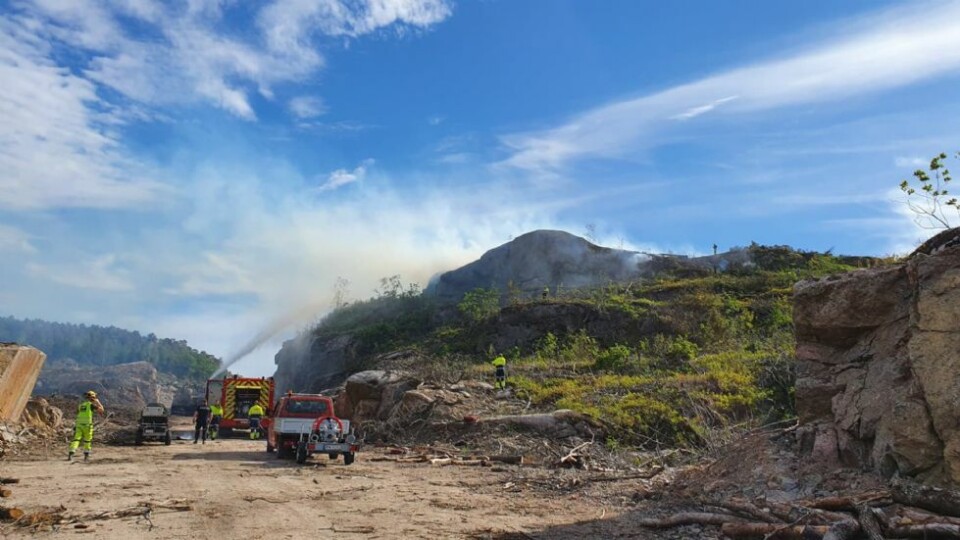 Krattbrann ved Mjåvannsveien