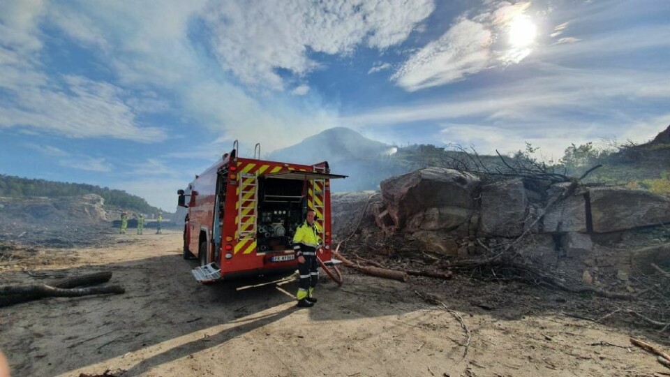 Krattbrann ved Mjåvannsveien