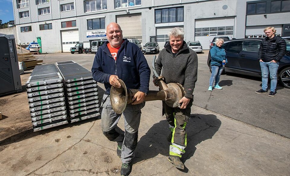 «Jernet» og tyfonen er klare for feiring