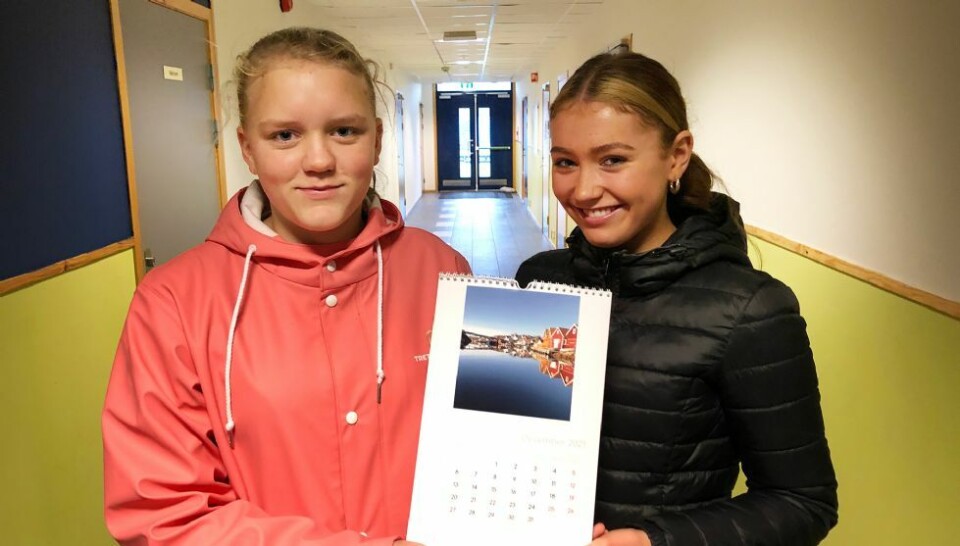Elev-bedrifter på Flekkerøy: Har laget egenprodusert «Øya-Kalender»