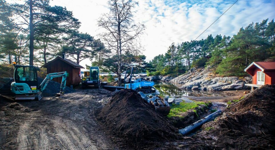 - Ser litt ille ut nå, blir bra