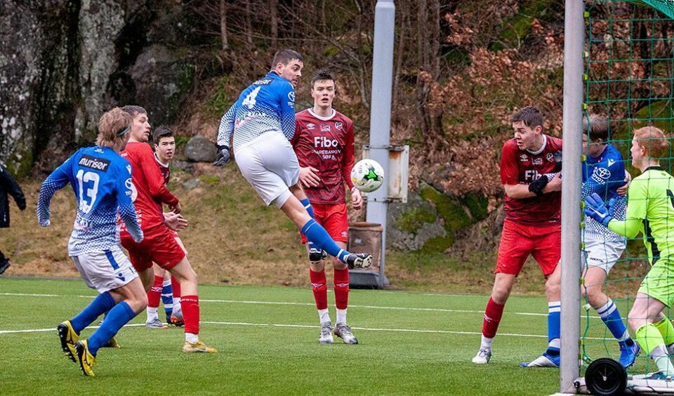 Uhyre jevnt i toppen av 4. divisjon - Søgne FK kan vinne helgens seriekamp uten å spille ball