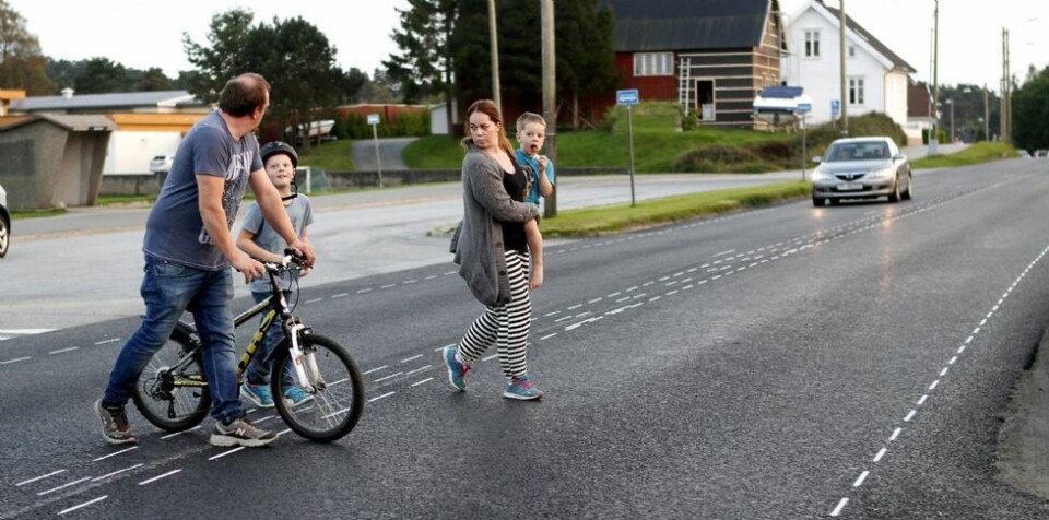 100 meters drosjetur grunnet farlig skolevei