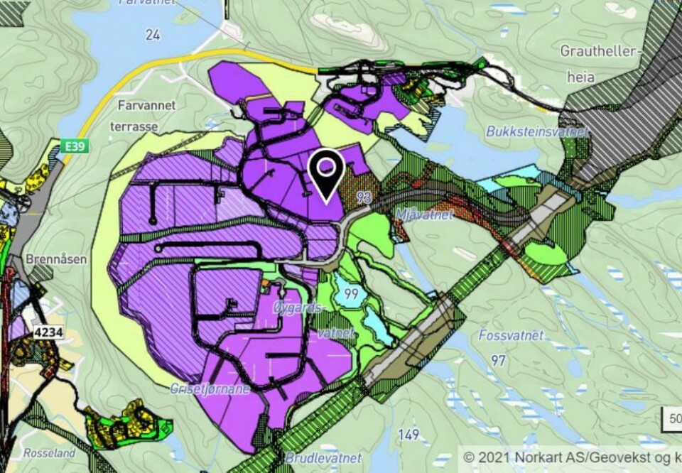 Søker om reguleringsendring for storhandel på Mjåvann