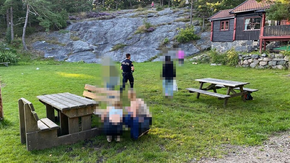 Kvernhustangen: Politiets nettpatrulje oppdaget ansamlingen på Facebook