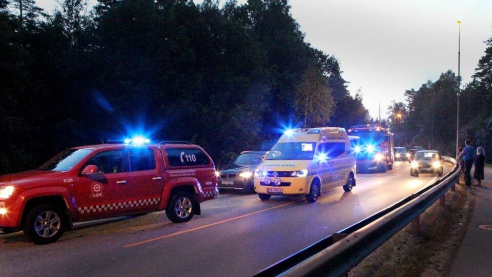 Alvorlig trafikkulykke på Årosveien