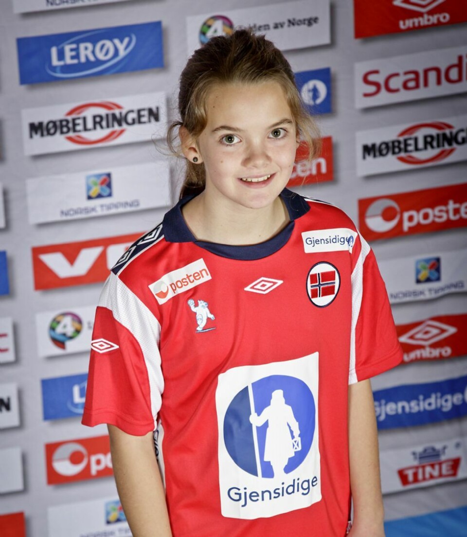 Maskot for landslaget