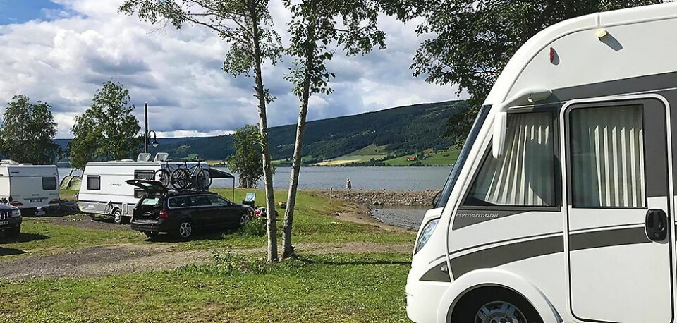 Med bobil på vei til Lofoten