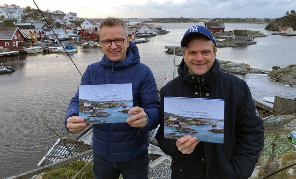 Steinar og Jørgen har laget ei ny bok om sitt kjære Flekkerøy