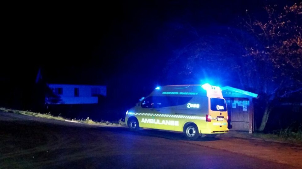Fikk melding om kraftig smell og flammer ved Åløya