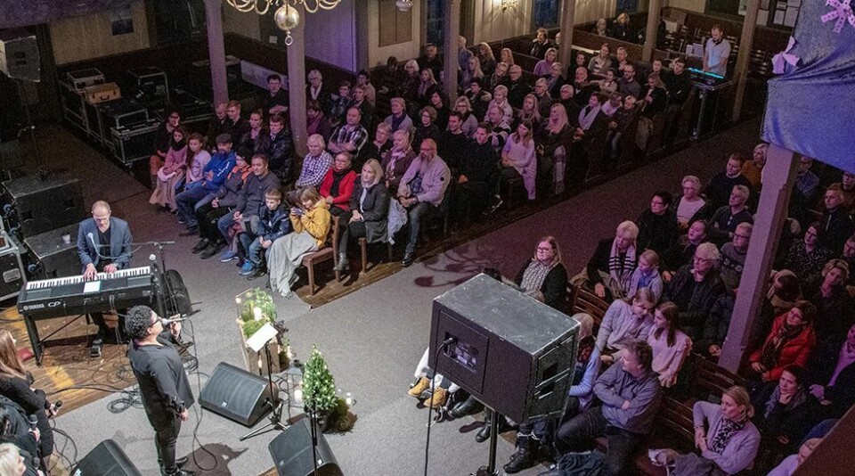 Storfint besøk på julekonsert