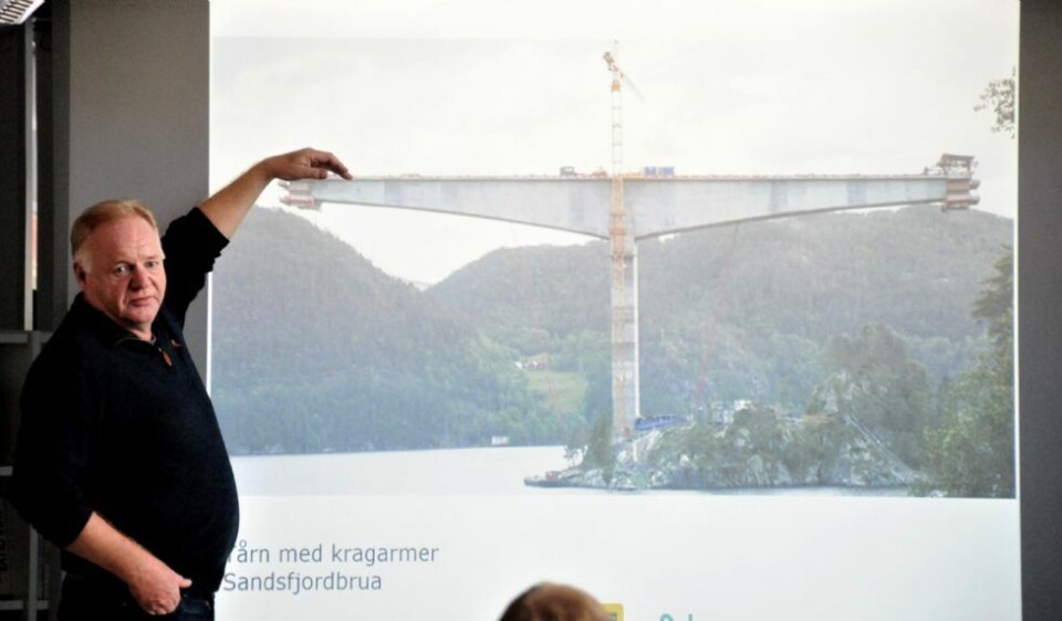 Byggingen av Trysfjordbrua har startet