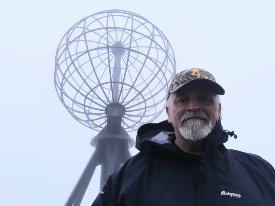 Flott gest av Flekkerøy-gutt: Henter Bjarte Vestøl på Nordkapp