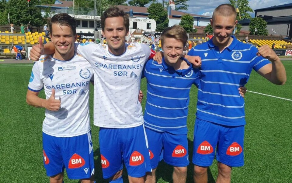 Fløy med flying start mot tamme «ørner» fra Horten