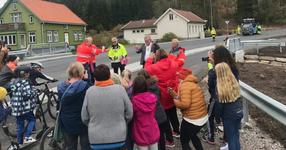 Åpnet gang- og sykkelvei i Finsland