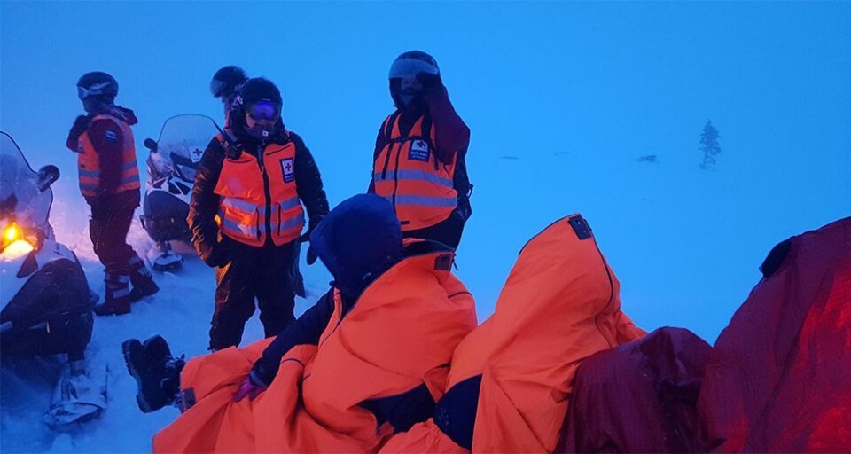 Fant skigåere i tåke og tett snødrev ved Bortelid