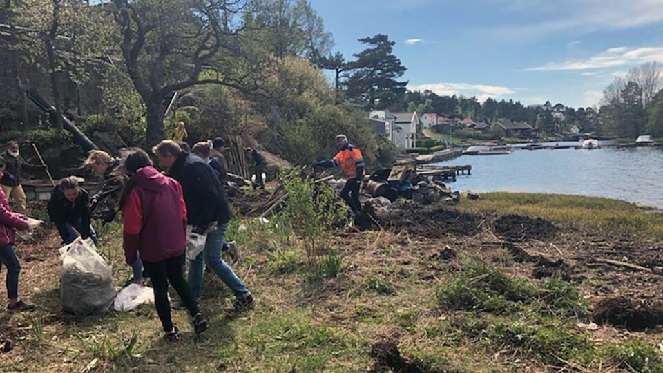 Strandryddingen fortsetter:- Det er mye der ute