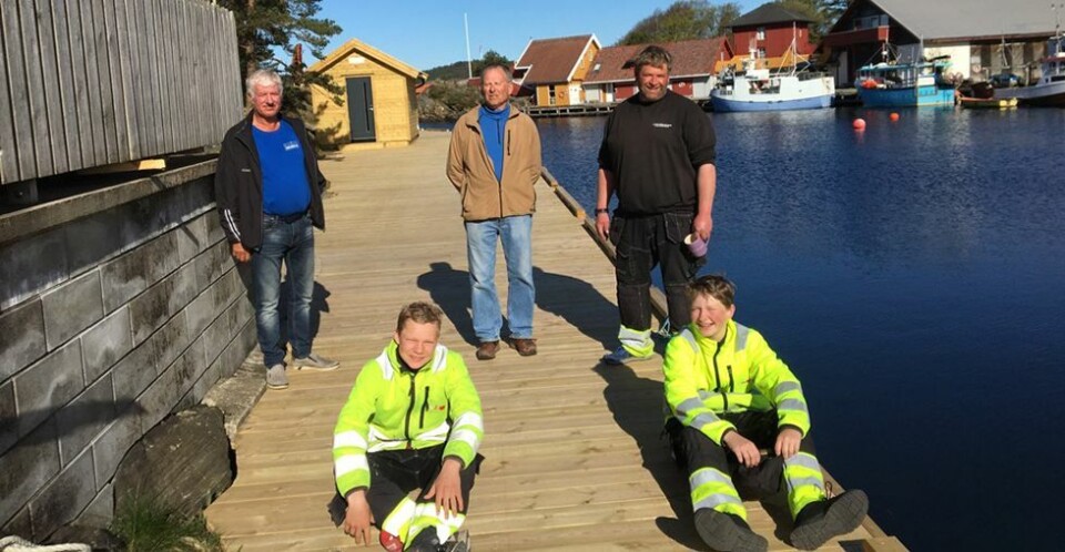 Nå kan 150 Sjøspeidere fra Flekkerøy boltre seg på ei helt ny 72 meter lang bygge