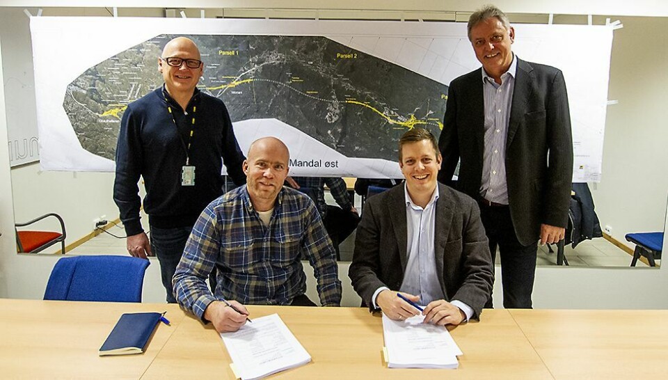 Otera signerer kontrakt med AF gruppen for leveranse av elektro på E39 mellom Kristiansand og Mandal