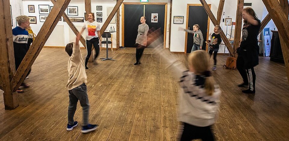- En energisk gjeng på teaterskole