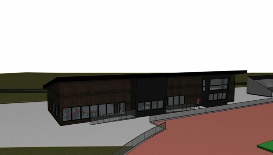 Konkret Entreprenør bygger tribune og servicebygning ved friidrettsstadion på Tangvall