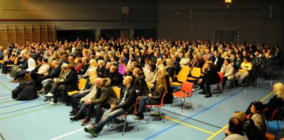 - Fantastisk med så mye folk!
