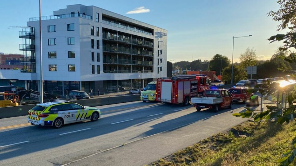 Mann til sykehus etter påkjørsel på E39 ved Tangvall