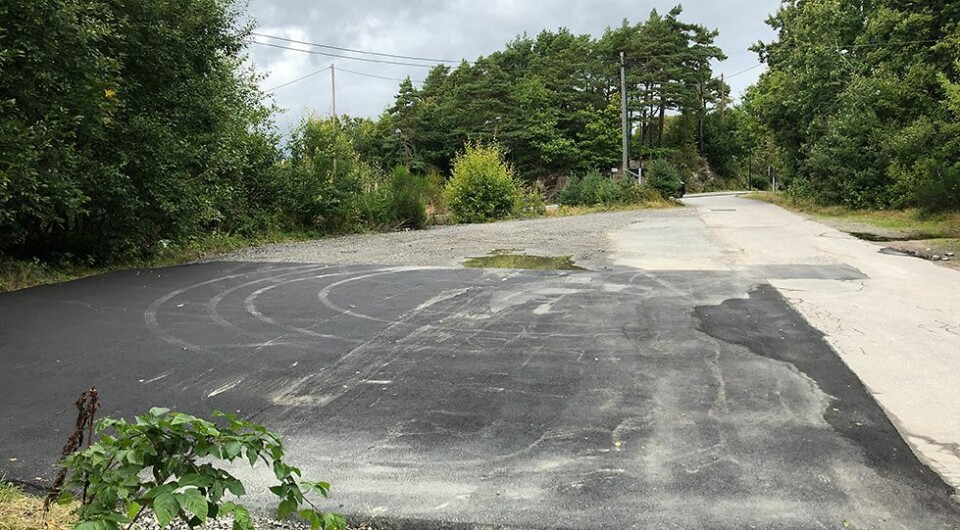 Ny parkeringsplass på sommerstid, og sandsilo om vinteren