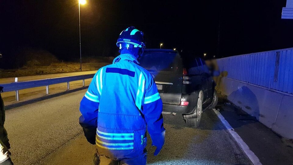 Trafikkuhell på E39 ved Monan