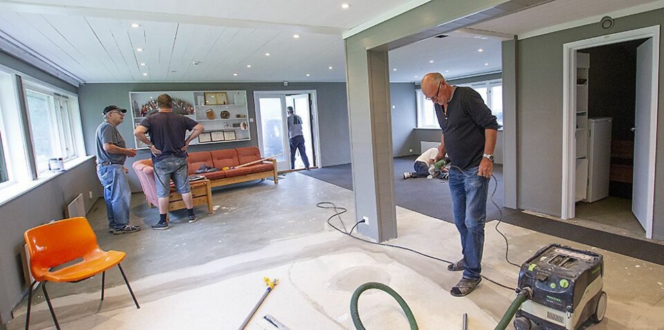 Klubblokale straks klart etter hundrevis av dugnadstimer