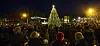 Julegrantenning med overraskende flash mob