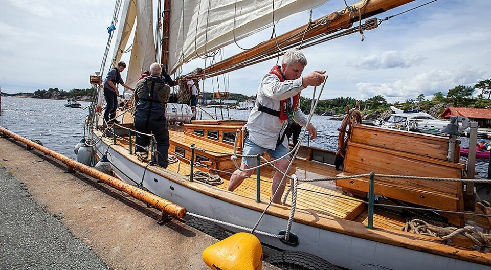 Bildene: Her starter sommerens eventyr for sjøspeiderne