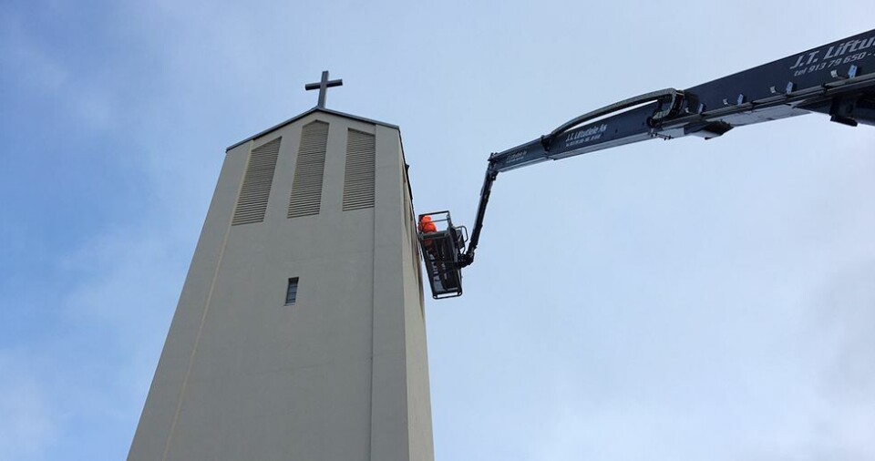 Beslag løsnet fra nye Flekkerøy kirke