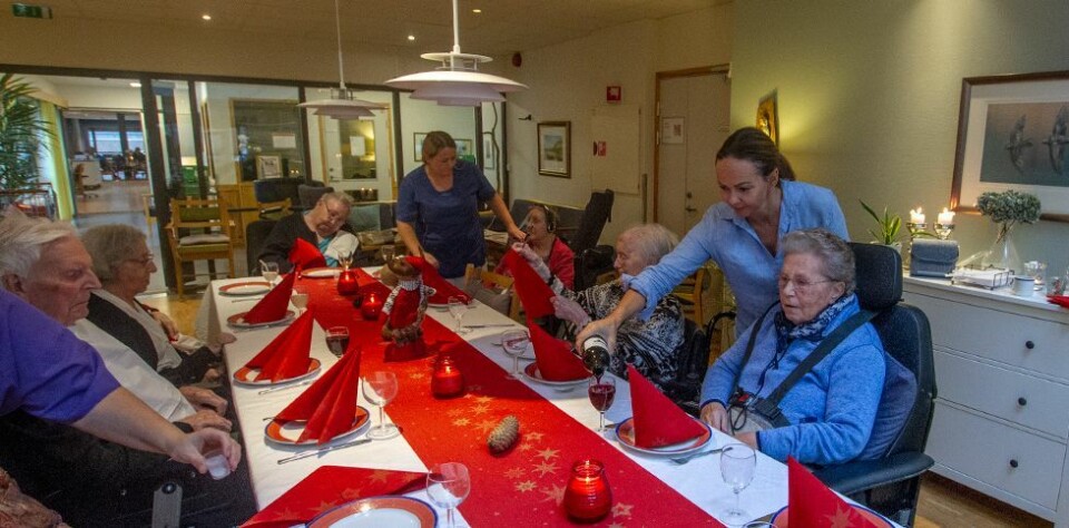 Førjulsfest på langtidsavdelingen