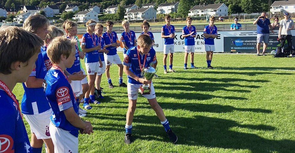 Vant fem av seks kamper i Sandarcupen