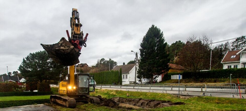 Brudd i vannledning ved Hølleveien: Flere husstander uten vann