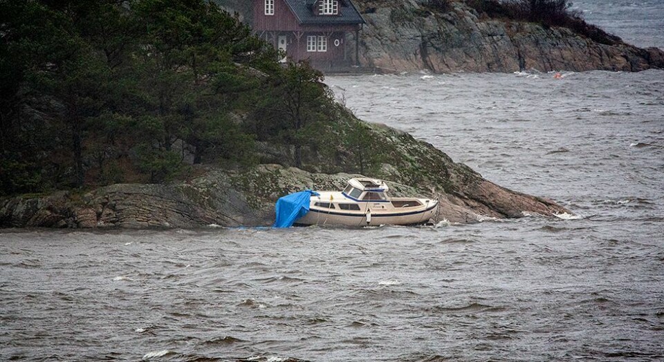 «Terna» slet seg i natt, Søgne Dykkerklubb i gang med berging