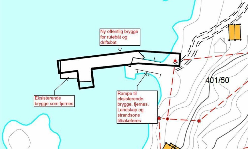 - Brygga på Helgøya ferdigbygget om en måneds tid