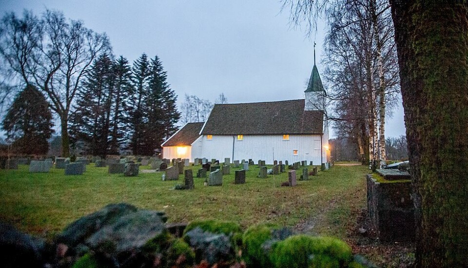 - De ble litt sure i Harkmark, men det er ingen tvil, denne kirka er Agders eldste trekirke