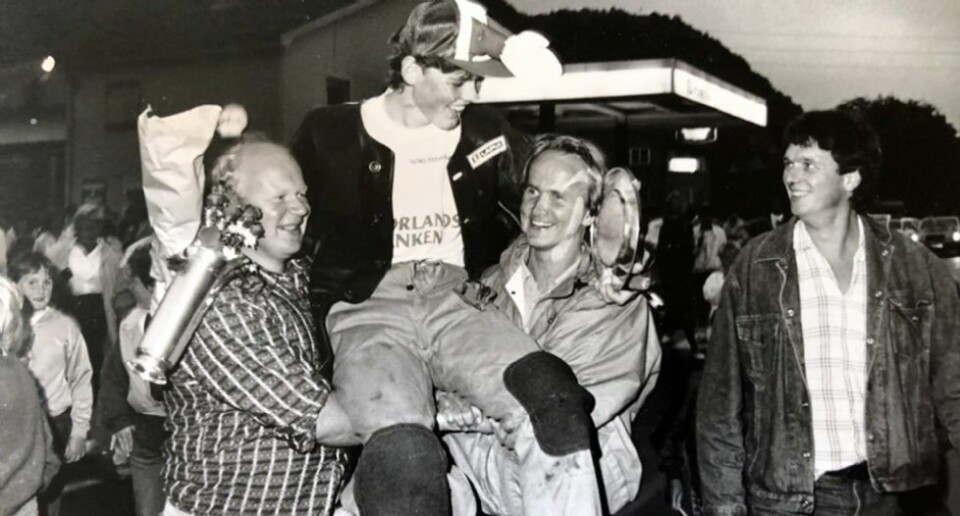 Slik var hjemkomsten for Tor Harald Lund i 1987
