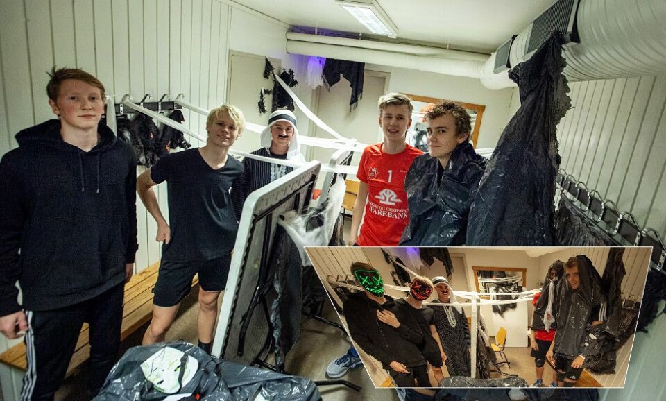 Haloween på «volleyballsk»
