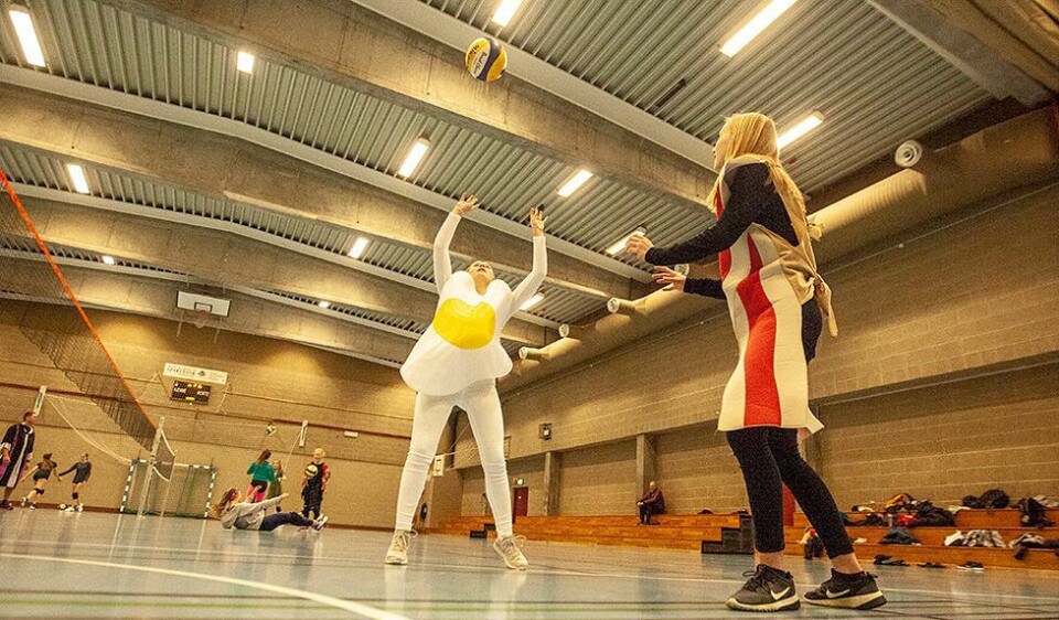 Haloween på «volleyballsk»