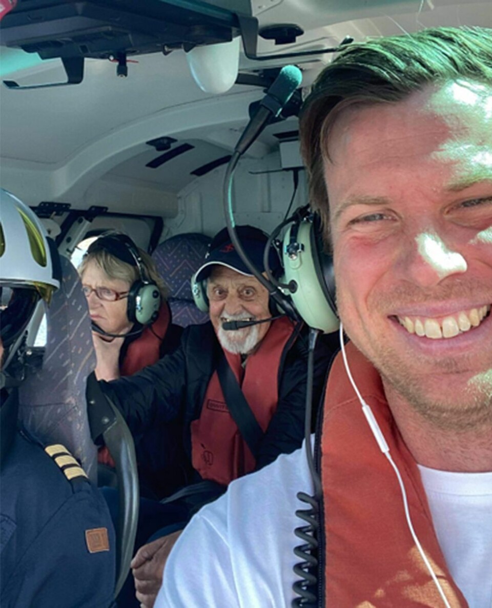 Sjekteracet lørdag: Se fantastiske bilder fra helikopteret