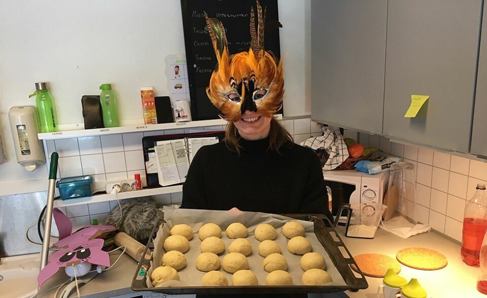 Karneval på barnehage på Flekkerøy: Blanding av Kaptein Sabeltann, Batman, løver, sommerfugler og prinsesser