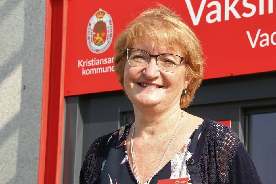 Lang kø for vaksine mandag formiddag