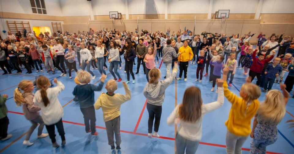 Hele skolen danset BlimE
